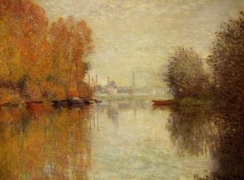 尅勞德 莫奈 Autumn on the Seine at Argenteuil